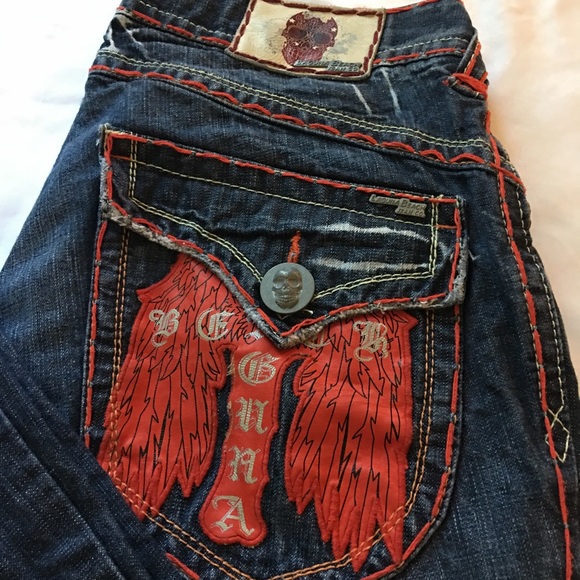 ‼️SOLD‼️ Laguna Beach Jean Co. Red Stitch Jeans