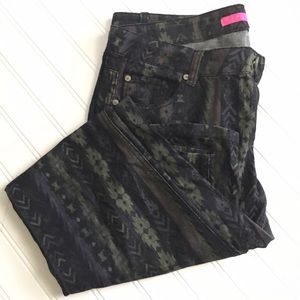 Southwest prints skinny jeans