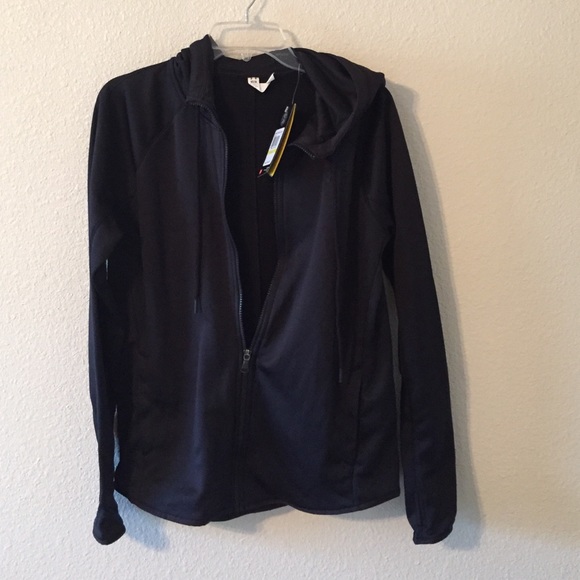 Black under Armour jacket and under Armour top