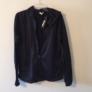 Black under Armour jacket and under Armour top