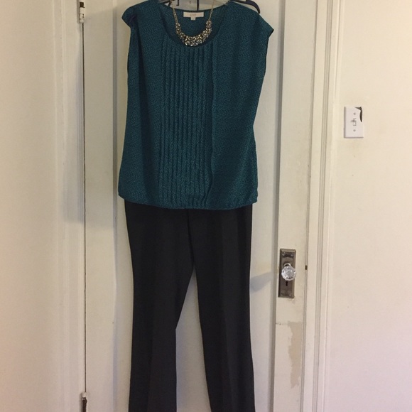 Loft Julie fit gray pants