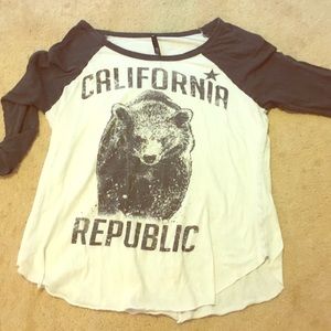 California republic baseball tee