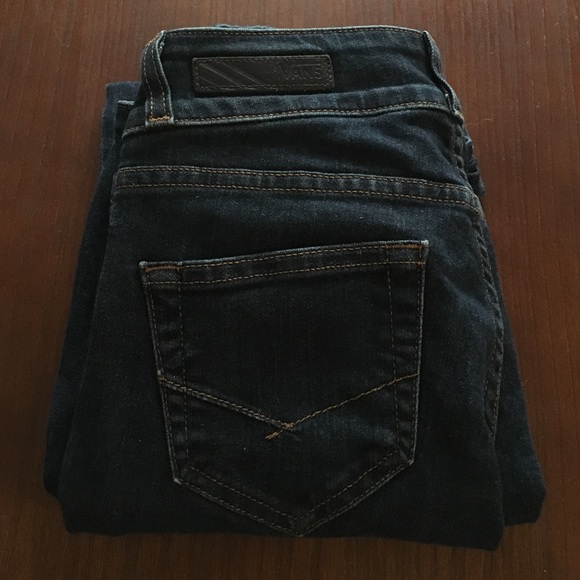 Vans Dark Wash Skinny Flare Jeans Size 3