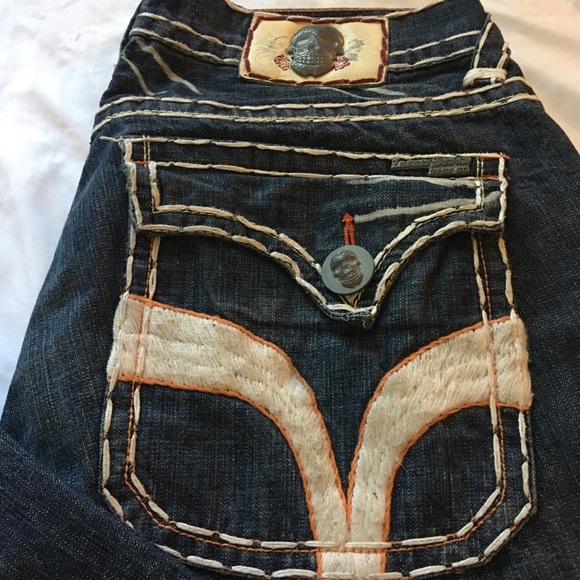 ‼️SOLD‼️ Laguna Beach Jean Co. White Stitch Jeans