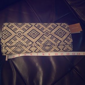 Clutch from Francesca's neutral & black