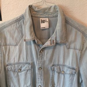 Light blue denim shirt