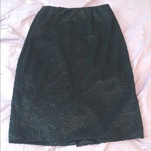 Textured Pencil Skirt | XS