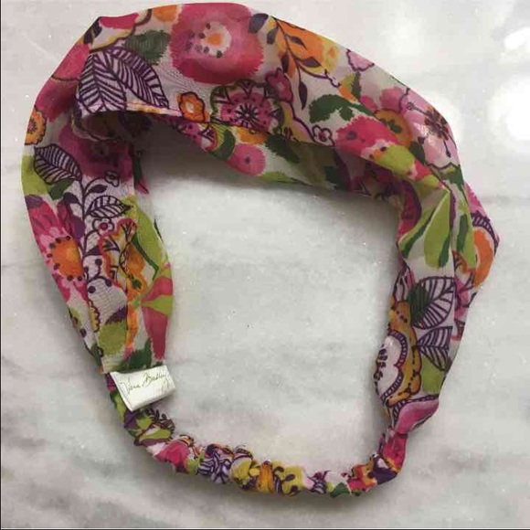 Vera Bradley knit headband elastic - clementine