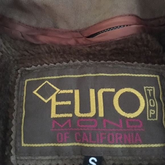 Vintage Brown leather bomber jacket - Picture 2 of 7