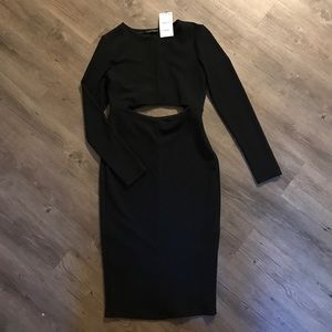 Zara cut out Black cocktail dress