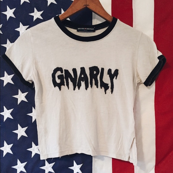 Brandy Melville "Gnarly" Crop