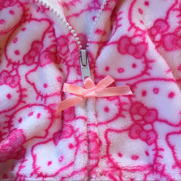 Hello Kitty Light weight fleece hoodie - Picture 3 of 4