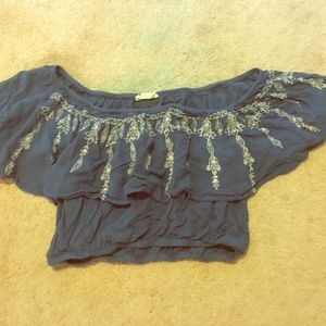 Pac sun off shoulder crop