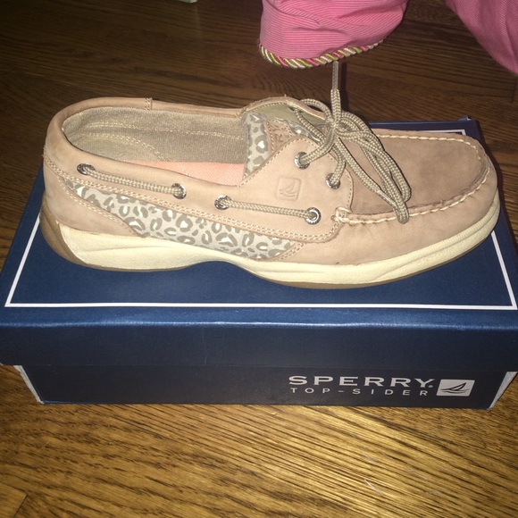 Cheetah/Leopard print Sperry Top-Siders
