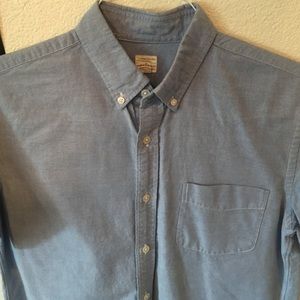 Vintage blue oxford