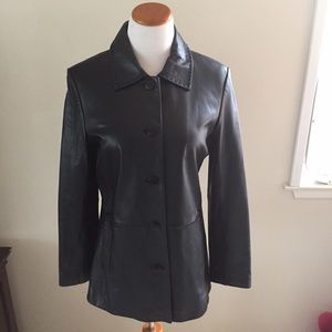 Black Lambskin Juliet Michelle Leather Jacket