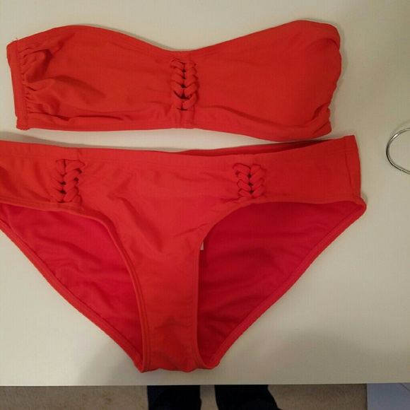 Orange braided two piece - Picture 1 of 1