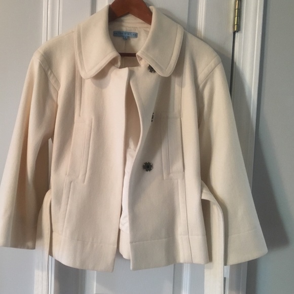 Antonio Melani Winter White Wool Coat