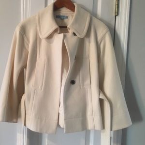 Antonio Melani Winter White Wool Coat