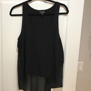 Topshop top with mesh back