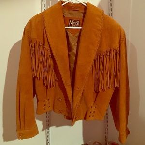 🌾Vintage Genuine Suede Jacket