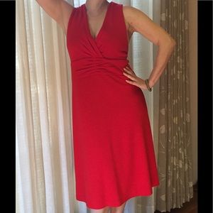Anne Klein wool red Date night dress