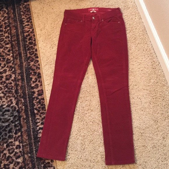 Reduced!!! Lucky brand Zoe skinny corduroy jeans