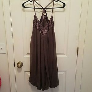 Beautiful mauve flowy dress