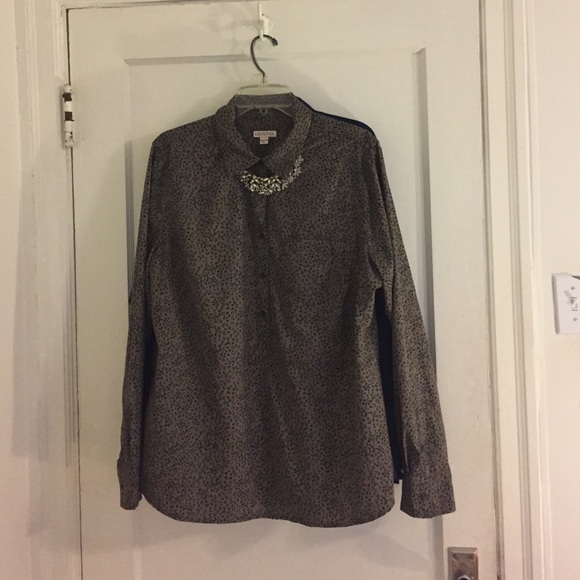 Leopard print blouse