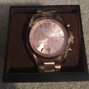 Michael Kors Women's MK5503 'Bradshaw' Rose Gold