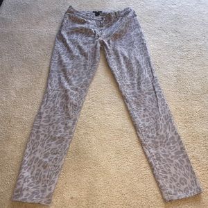 H&M Leopard print jeans