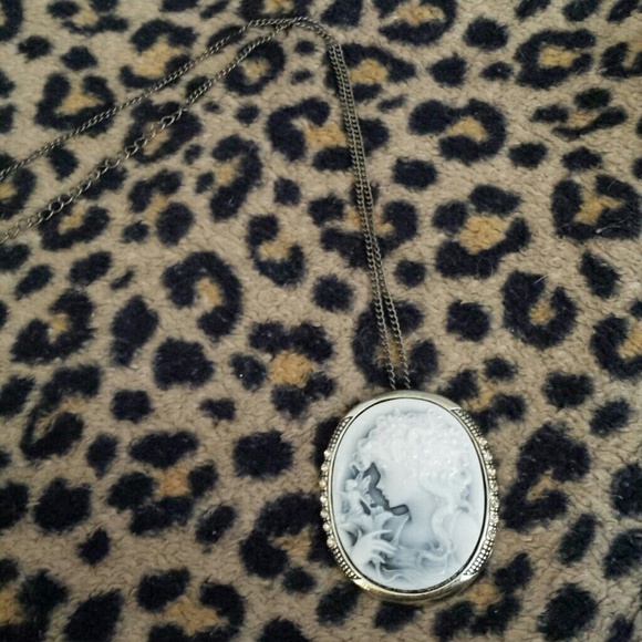 Fairy cameo necklace