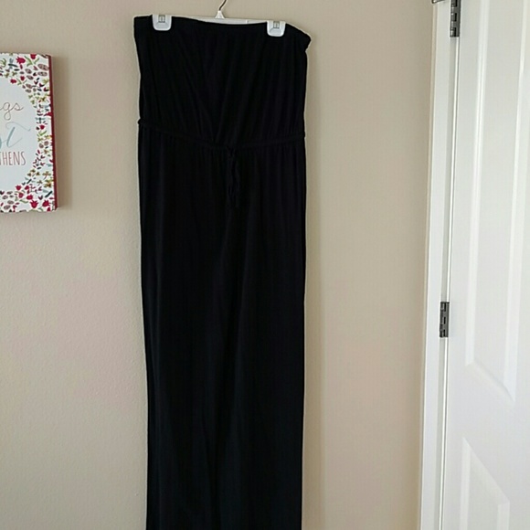 Strapless black Old Navy dress