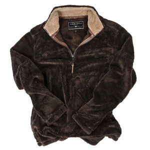 True Grit Dark Brown Pullover!