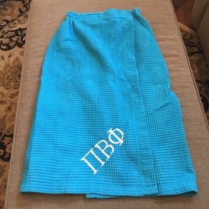 Pi Beta Phi , After-shower cover-up
