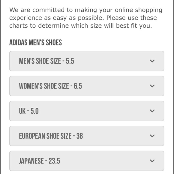 adidas mens to womens shoe size sure financial services ltd mens size 5