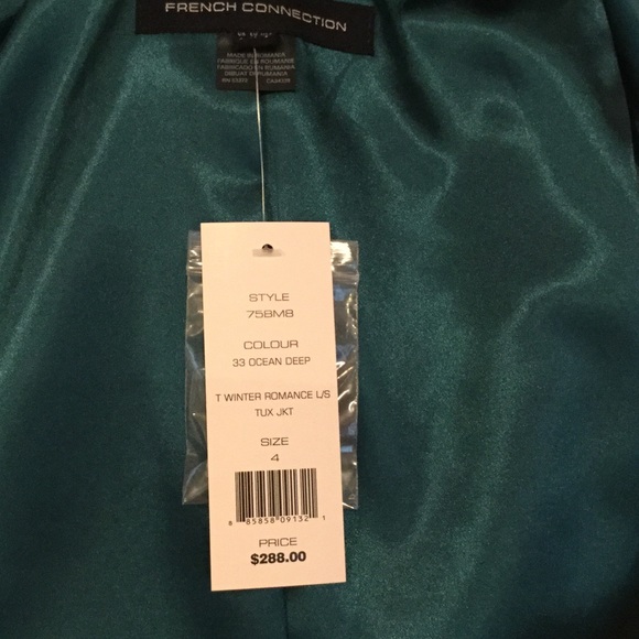 πΎFRENCH CONNECTION TUXEDO JACKET πHOST PICK!!! - Picture 4 of 4