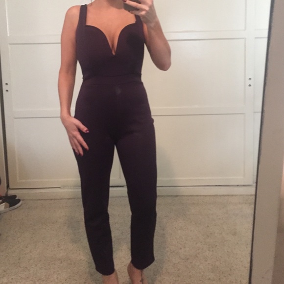 Sweetheart front jumpsuit