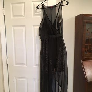 Black Asymmetrical Dress