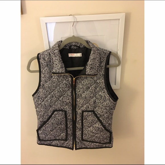 J Crew knockoff herringbone vest