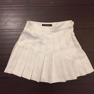NWOT White American Apparel Tennis Skirt