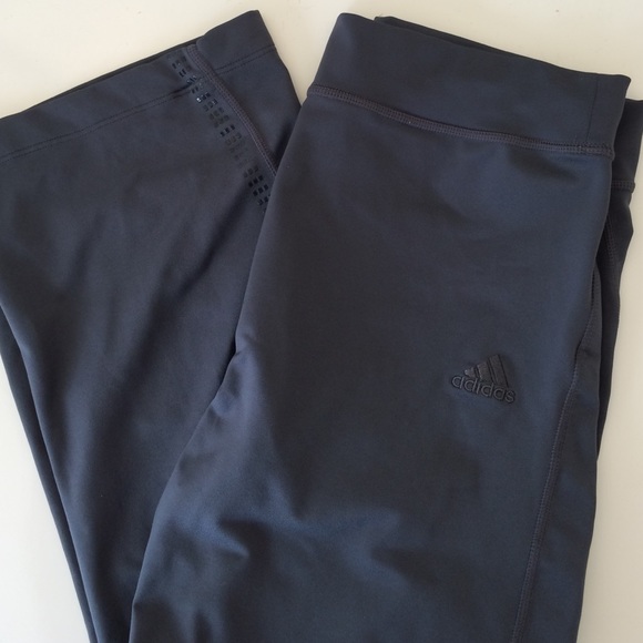 Gray Adidas Climalite Cropped Work out pants (M)