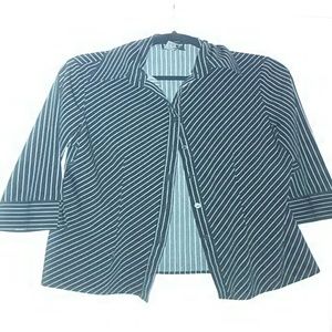 Striped Career Top