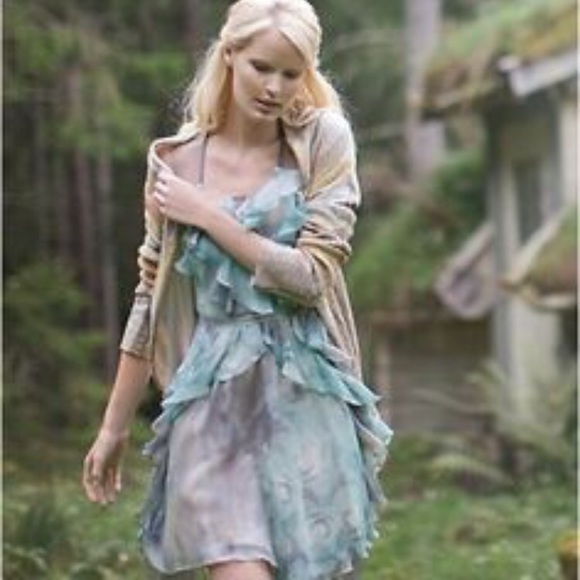 Anthropologie/Tracy Reese Chiffon & Mesh Dress