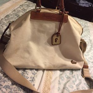 Extra Large Dooney & Bourke Canvas Crossbody Purse
