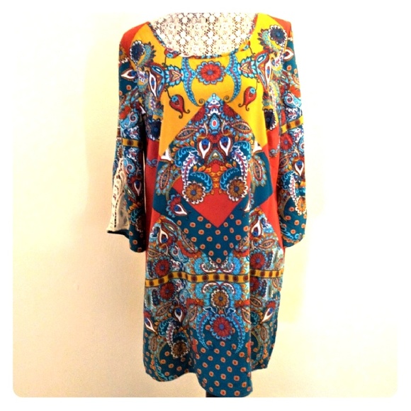 *CLEARANCE*  Multi color sheath dress