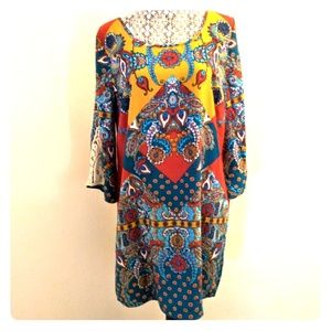 *CLEARANCE*  Multi color sheath dress