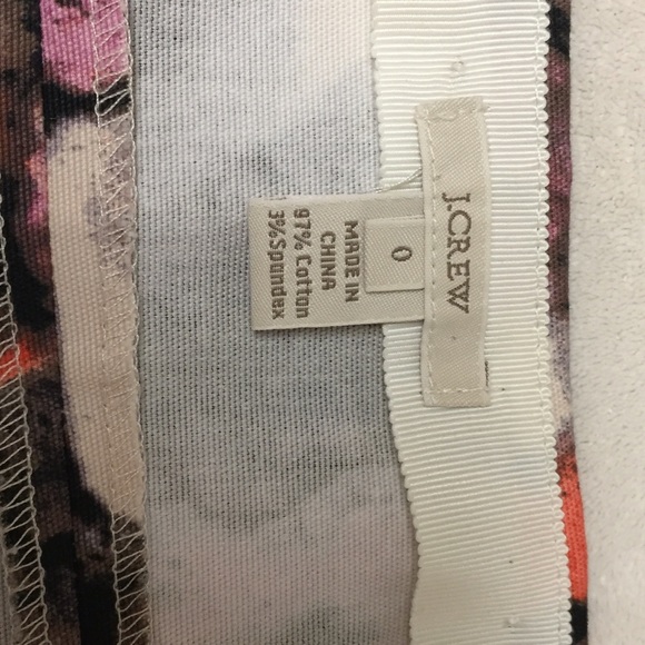 12 J.CREW potpourri watercolor floral skirt - Picture 3 of 3