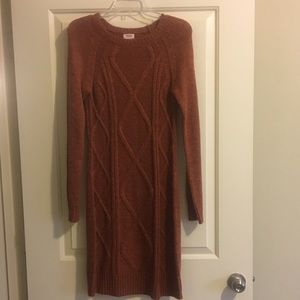 Mossimo Burnt Orange Sweater Dress