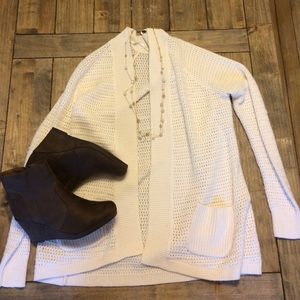 Open-knit cardigan NWOT